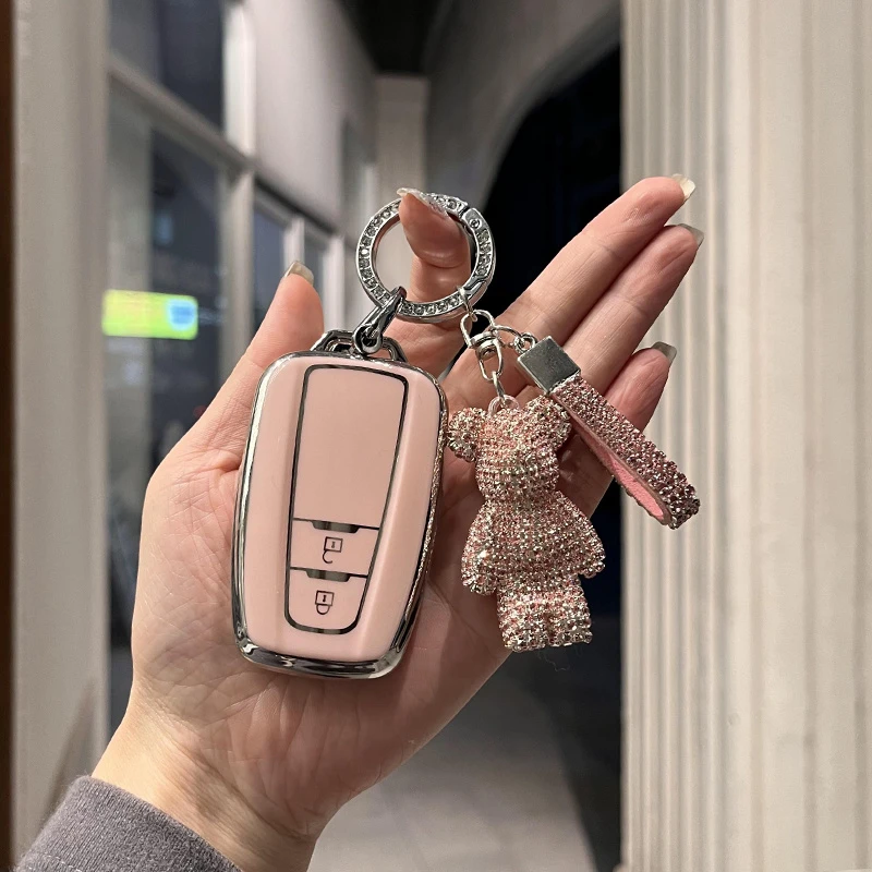 适用丰田凯美瑞车钥匙套卡罗拉雷凌男亚洲龙汉兰达威兰达女荣放扣