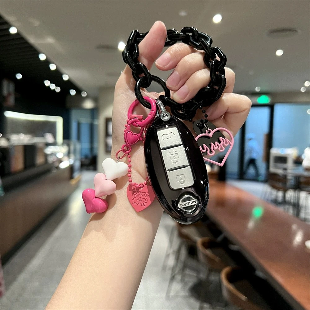 适用日产新轩逸天籁逍客车钥匙套奇骏骐达蓝鸟途达尼桑壳全包男女