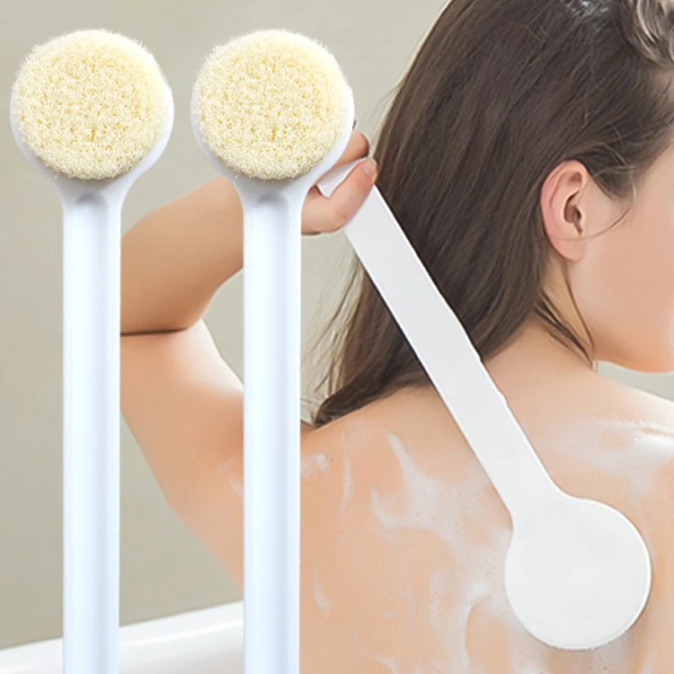 长柄洗澡刷日式背部搓背神器擦身体搓澡巾沐浴刷后背软毛戳澡刷子