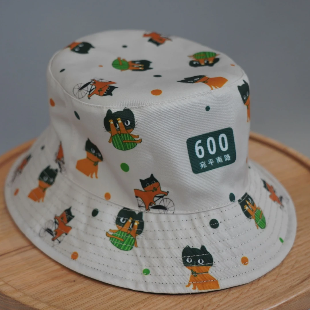 “治愈猫” 系列文创双面渔夫帽