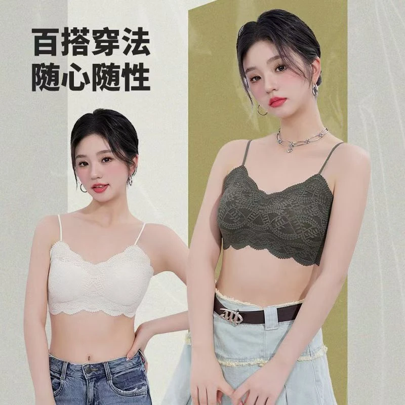 编号100-199美背蕾丝百搭性感薄款小胸无痕无钢圈随性蕾丝百搭