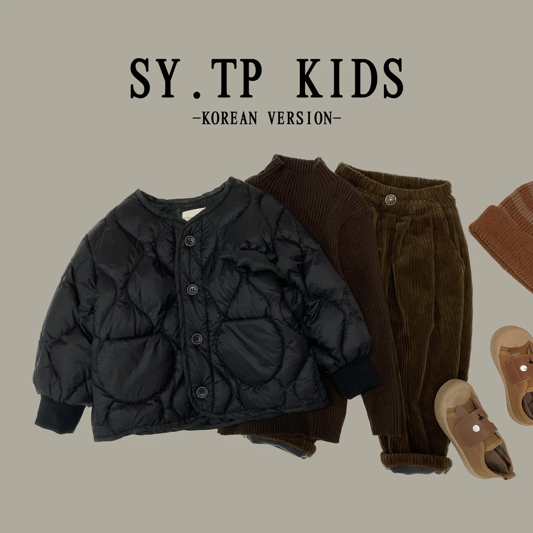 【山海】秋冬儿童轻薄羽绒服男童90白鸭绒男女宝保暖羽绒服23Q6057