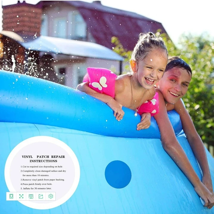 M泳池贴泳池修补自粘补丁贴片PVC游泳池充气船