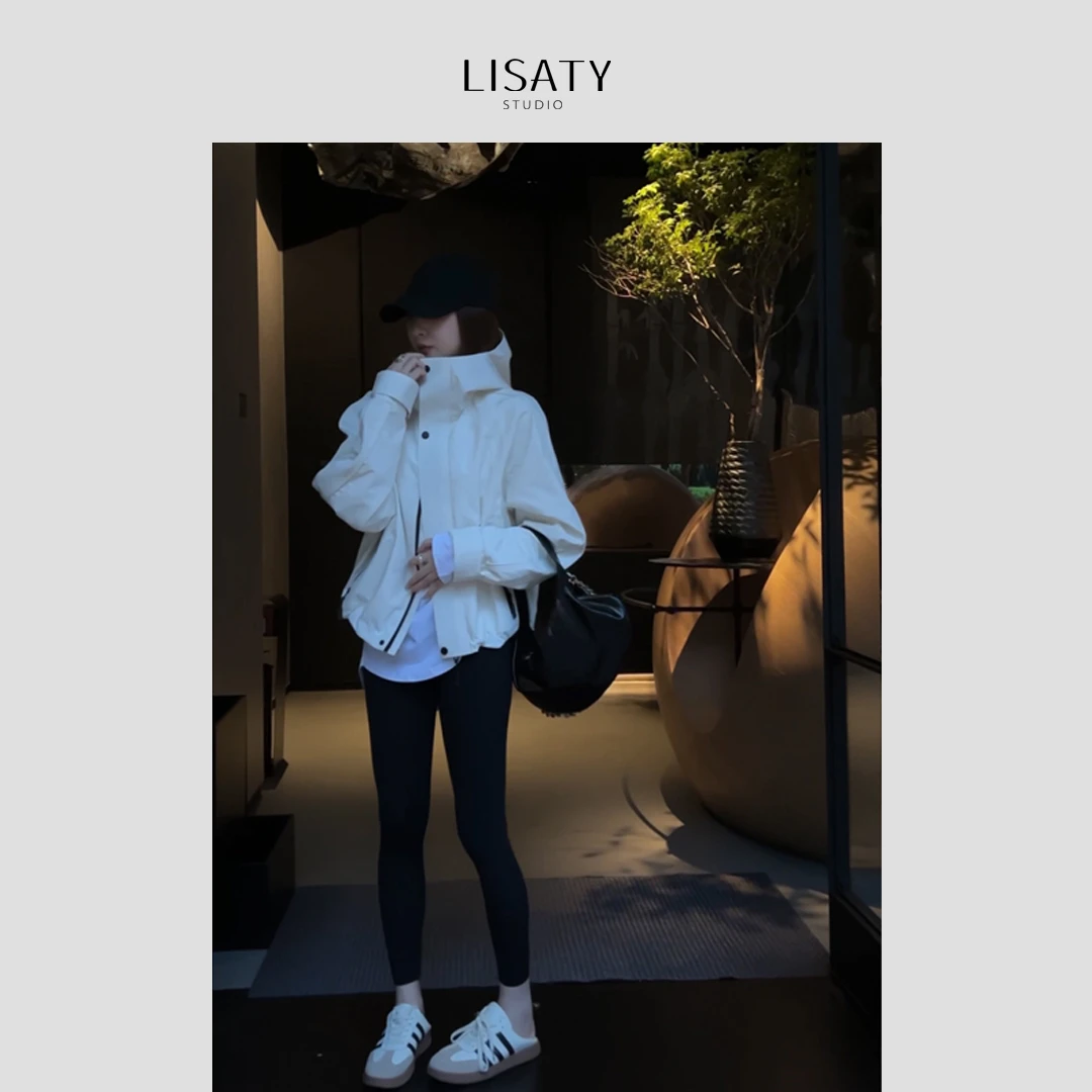 LISATY | 鸟+硬壳 防风防水 三防重工硬壳连帽速干冲锋衣外套