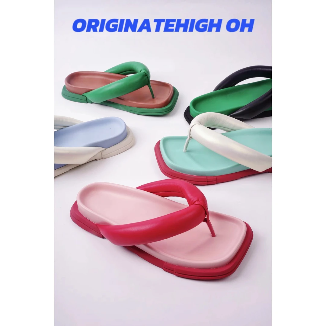 【折耳根公主专属】ORIGINATEHIGHOH 设计师款人字拖 oh20-88