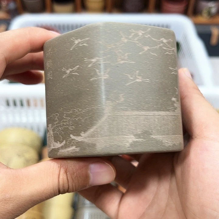 紫砂茶杯宜兴原矿紫砂主人杯