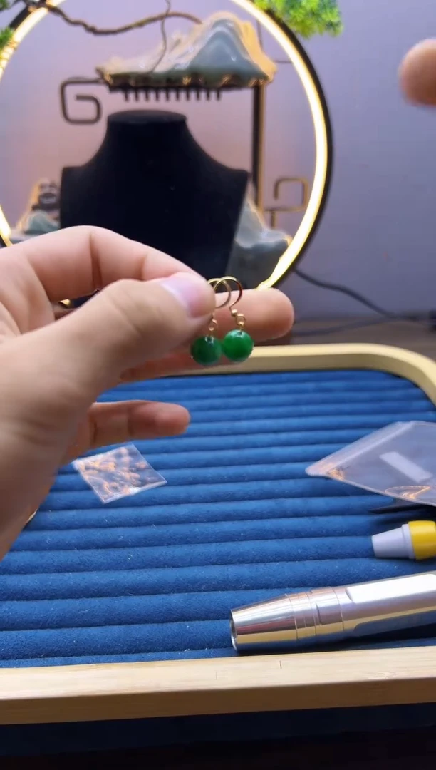 【闪购商品】翡翠戒指14K金镶嵌E02