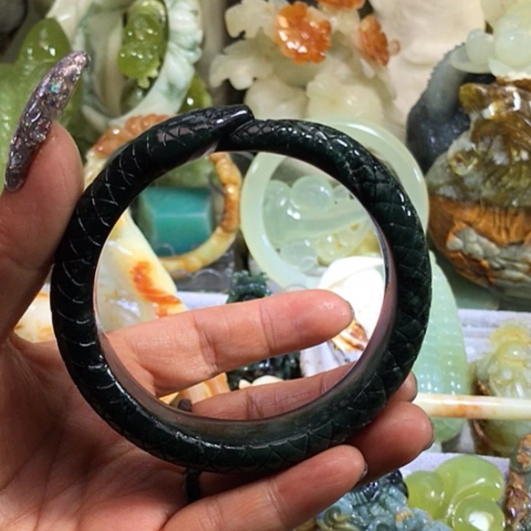 【闪购商品】岫玉手镯未镶嵌