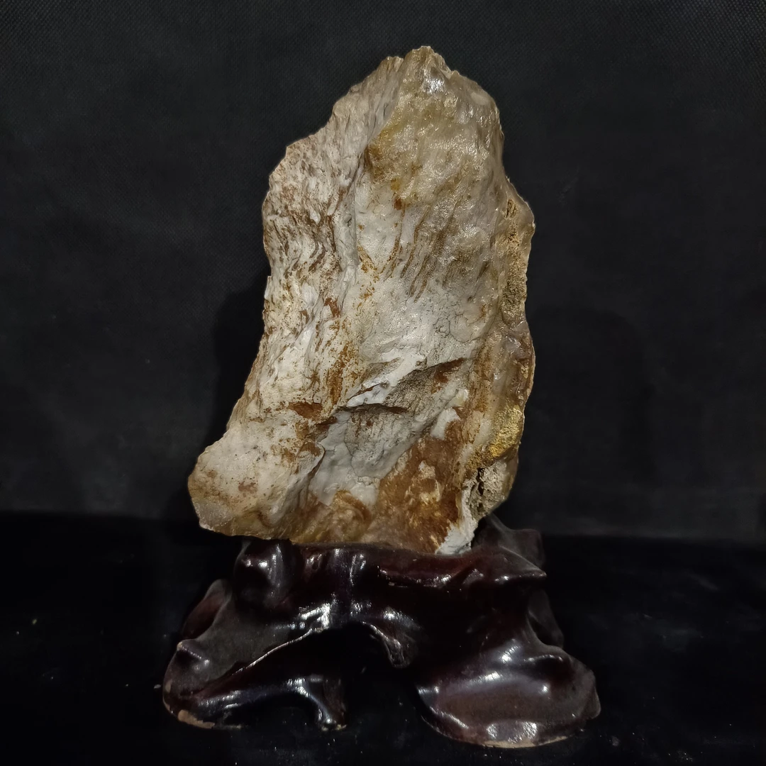 随喜珠宝商行优选树化玉原石景观造型自然石家居摆件奇石10-1