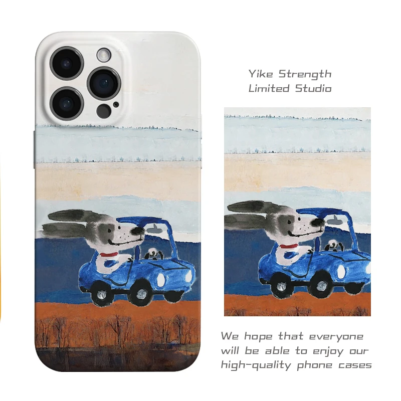 史路比开车菲林壳软壳适用iphone苹果15pro可爱手机壳VIVO华为