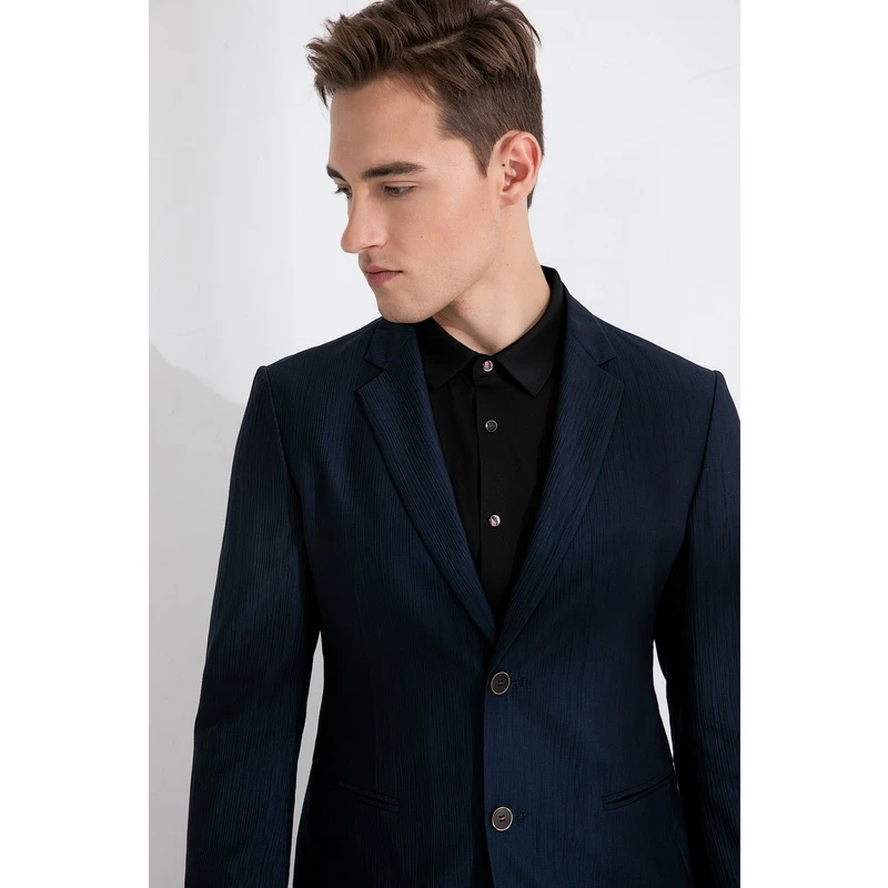 新款便西商务休闲外套【22CBD-X68199】平驳领西服西装男士时尚