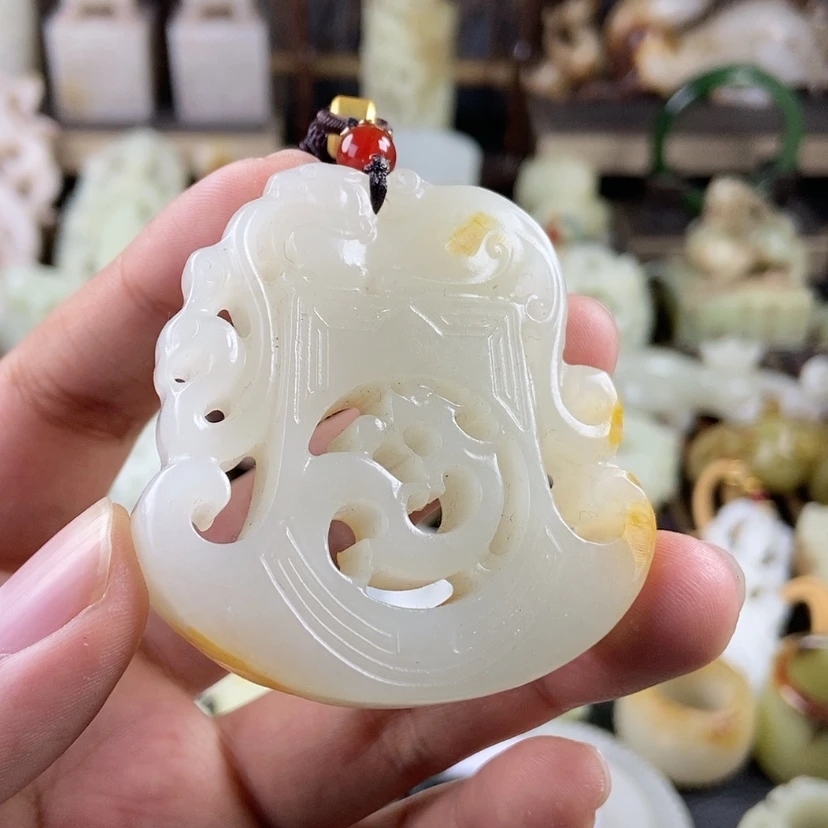 【闪购商品】和田玉挂件未镶嵌靠*