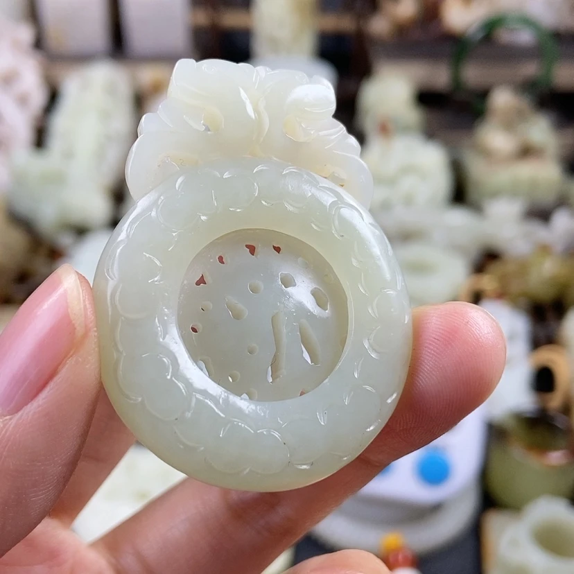 【闪购商品】和田玉挂件未镶嵌开**好