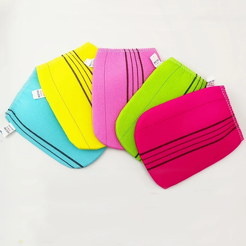 【3只装】韩国进口老奶奶搓澡巾长条拉背巾颜色随机