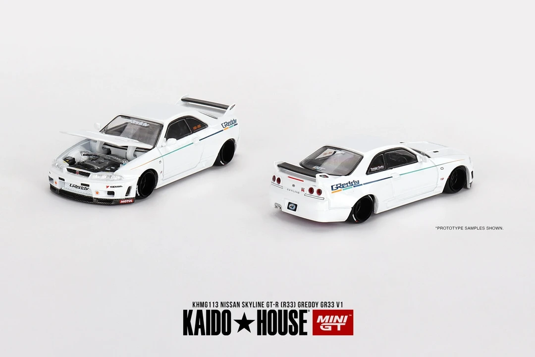 Kaido House+MINIGT 1:64 尼桑 Nissan GTR R33合金汽车模型 #113