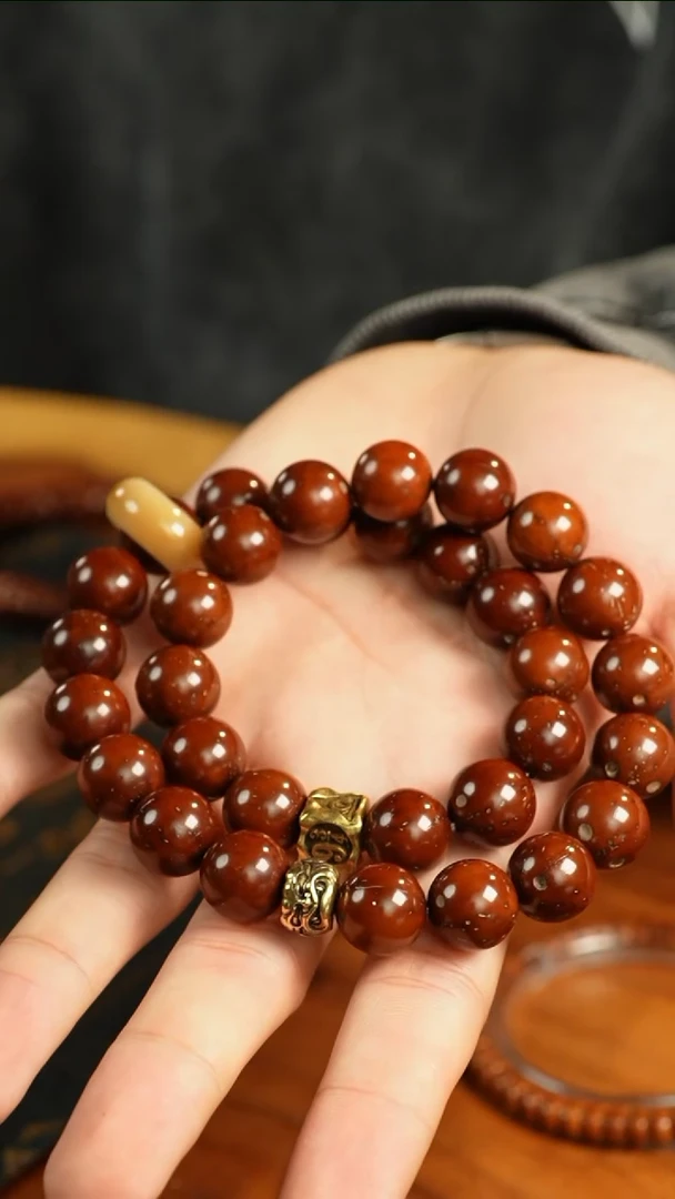 【闪购商品】紫金鼠手串红皮手持 13