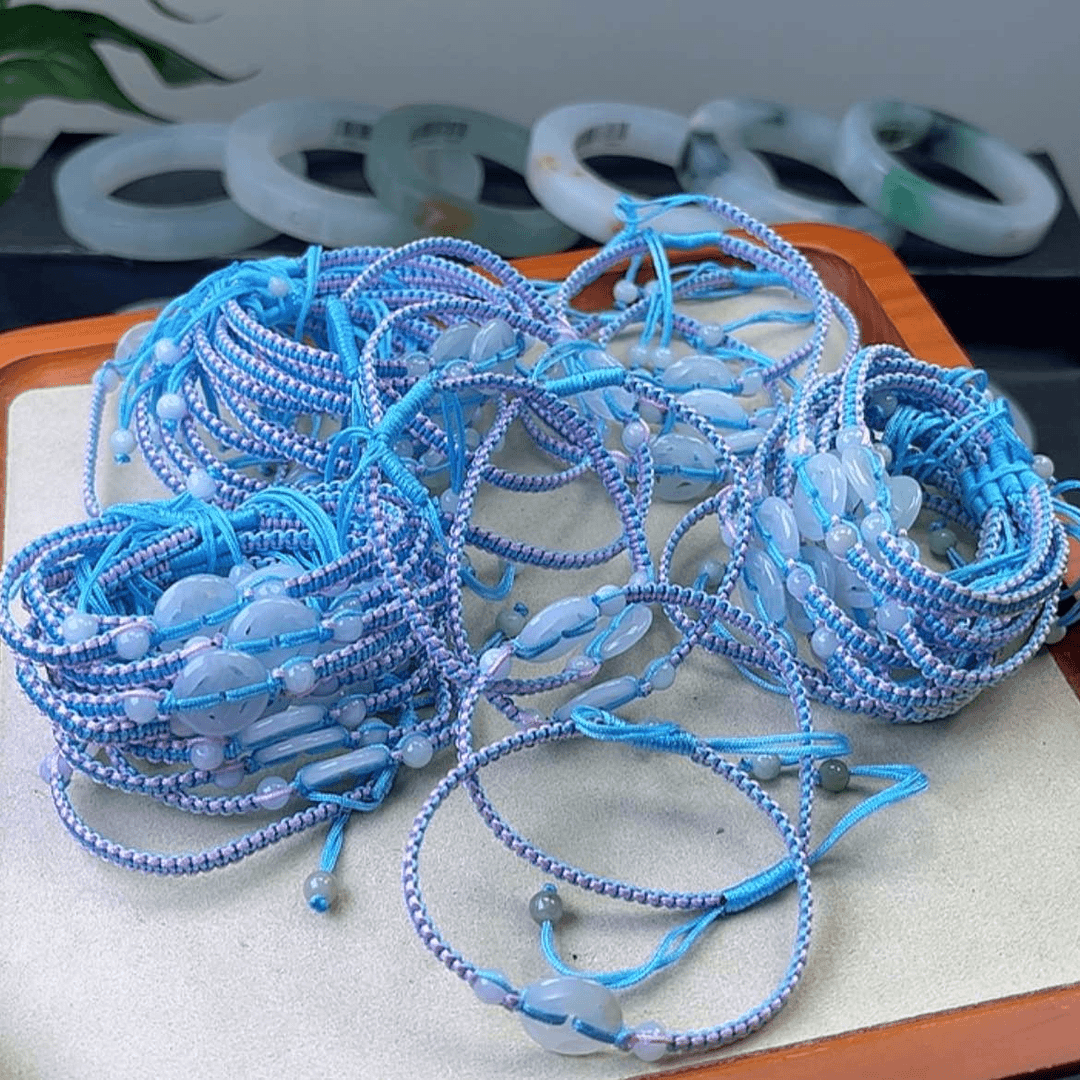 【闪购商品】翡翠手绳未镶嵌多样性