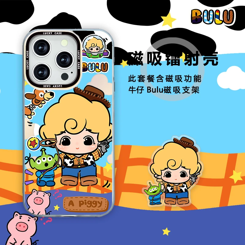 BEETLE CASEBULU总动员 |适用于苹果16卡通IMD支架原创手机壳MC