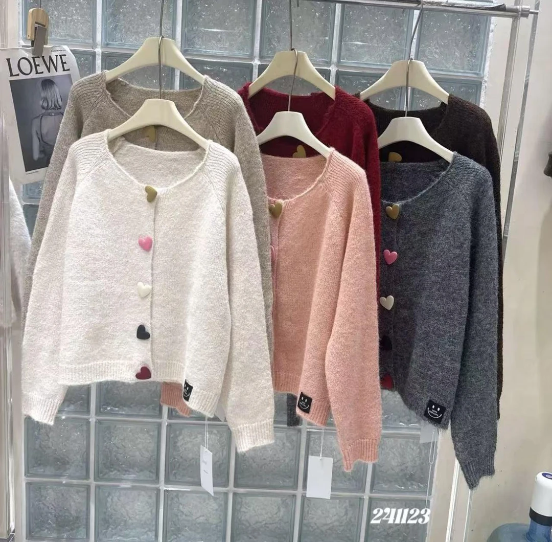 衣长56   241123【糖果爱心】毛衣