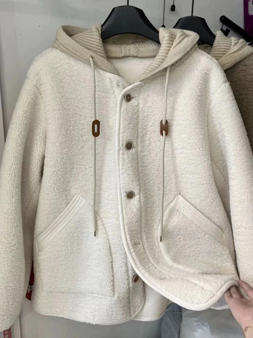 衣长60  8901【奶油可可】加厚外套