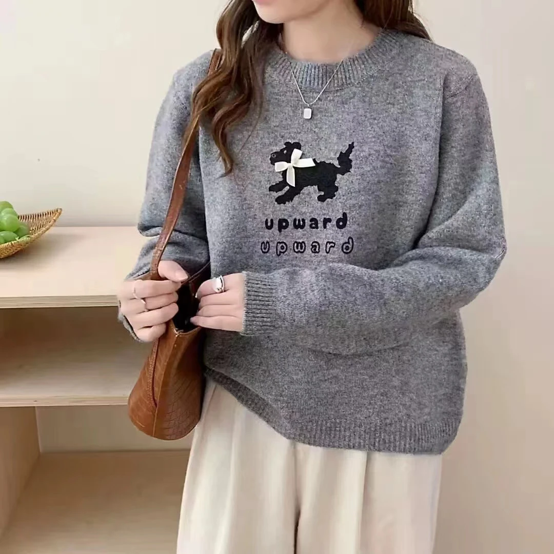 衣长60    35558【盐系小狗】毛衣