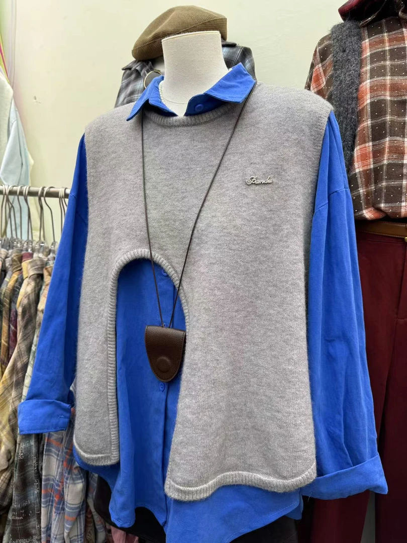 马甲62衬衣72   5888+051【冬日漫步】套装