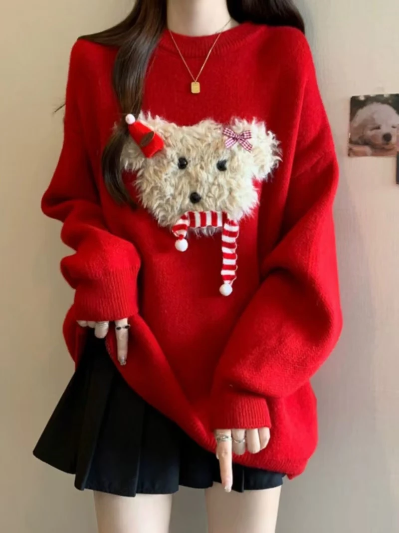 衣长65   30964【圣诞小狗】毛衣