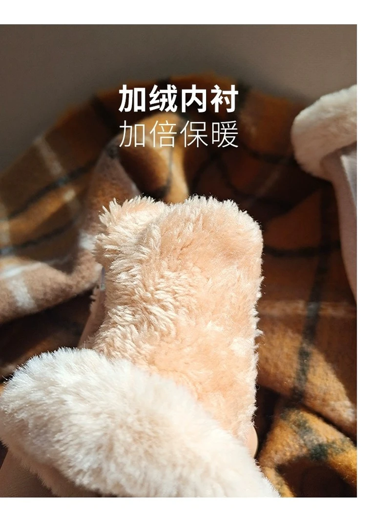 杨同学加绒触屏韩版冬季女手套