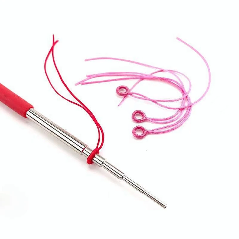 【蝶谷】绕线棒五段线圈diy绕线铜线工具编绳编织固定棒省力大号