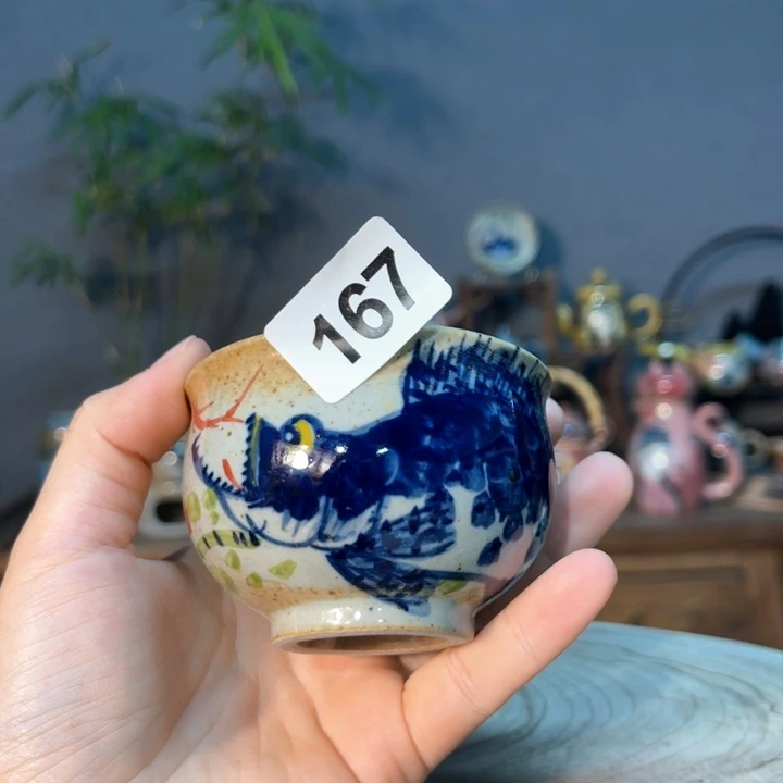 杯素浅陶瓷手工手绘