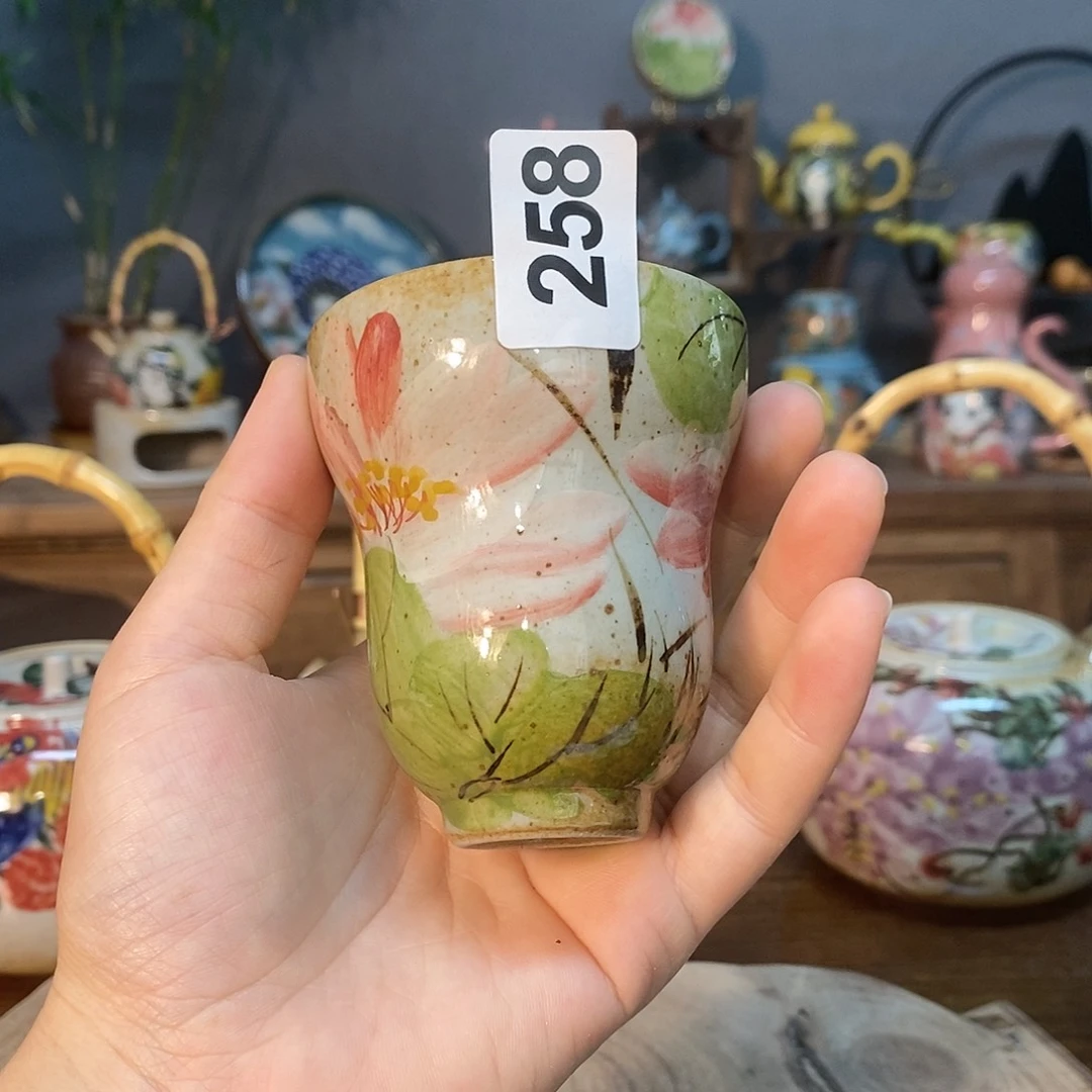 杯素浅陶瓷手工手绘