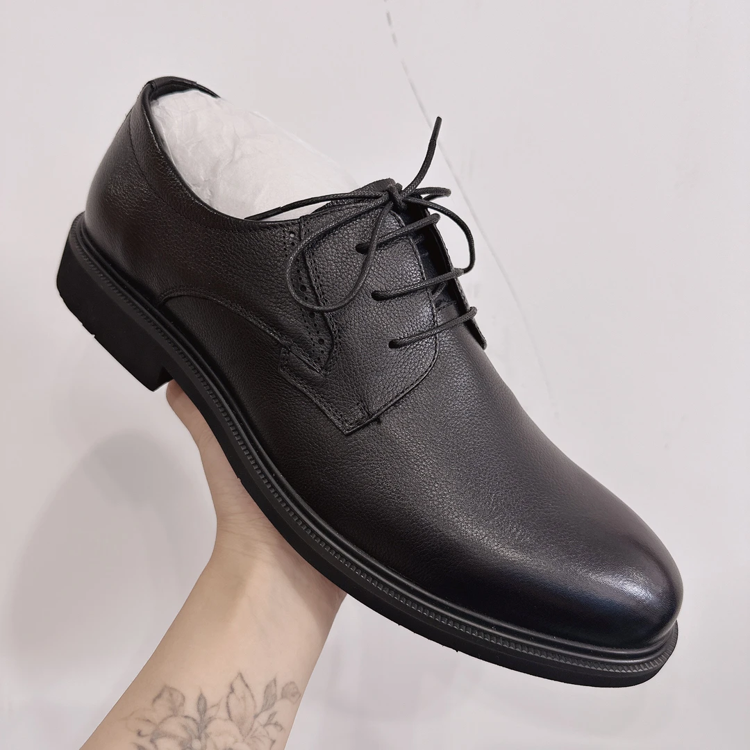 阿木头层牛皮男士皮鞋924026