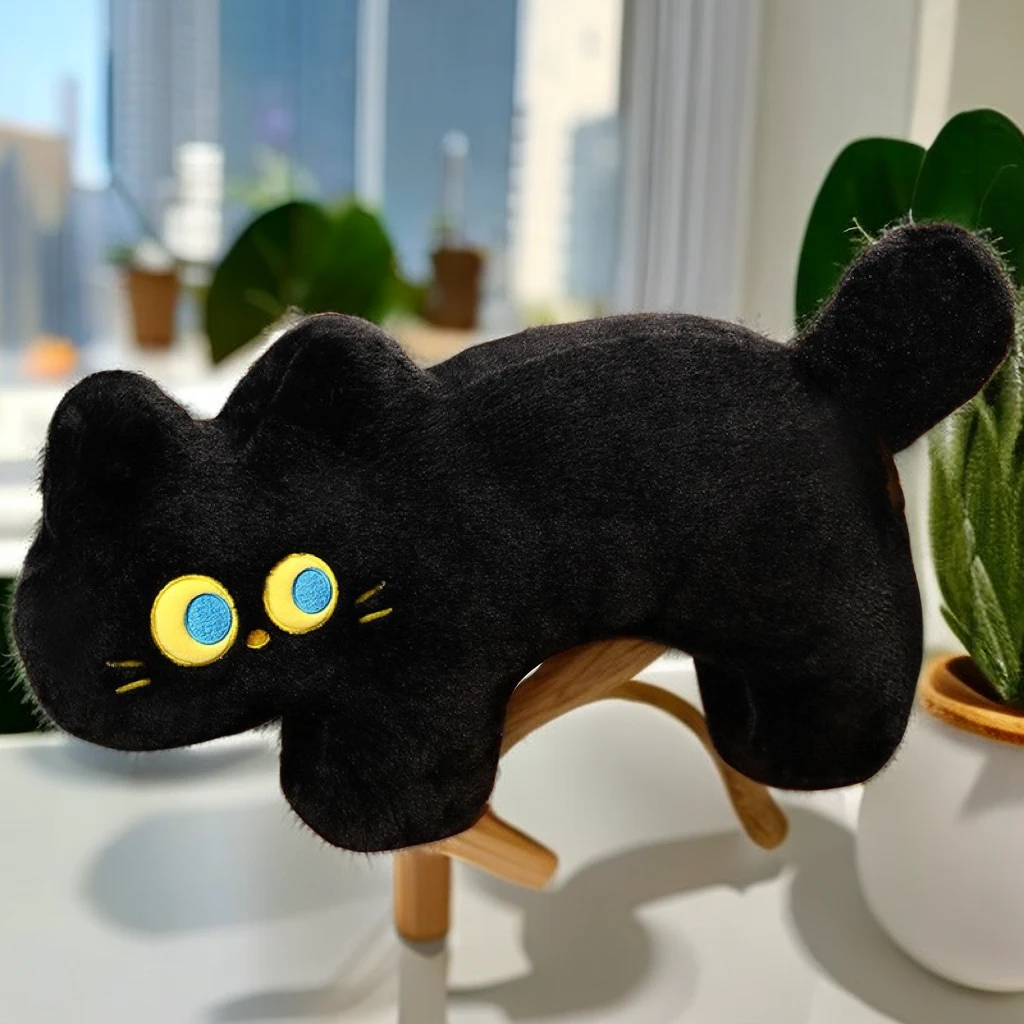 猫咪抱枕长条枕床上枕头女生侧睡夹腿睡觉男生款宿舍靠枕床头靠垫