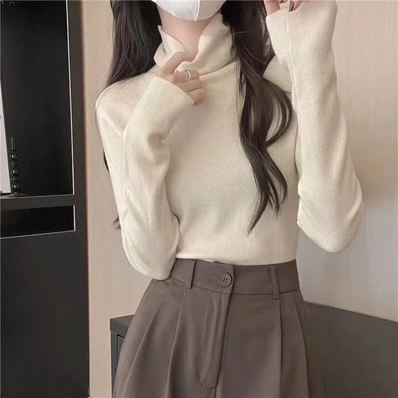 打底针织衫显瘦时尚百搭修身秋冬套头