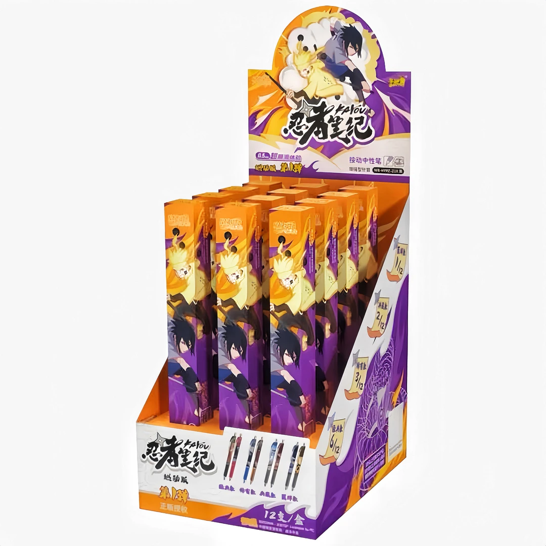 卡游【正版授权】忍者笔纪燃动版第1弹  疾风传火影忍者中性笔