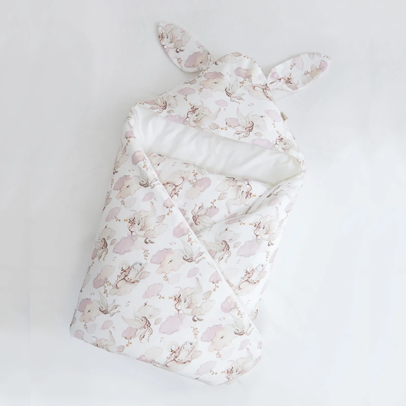 婴幼儿秋冬季加厚可拆卸包被宝宝防惊跳产房抱被新生儿盖毯外出毯