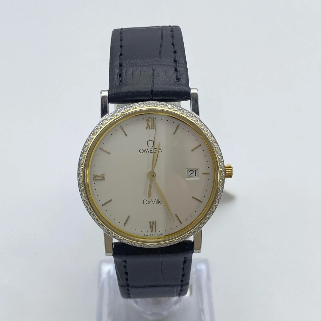 95新 Omega/欧米茄 碟飞系列/32MM/石英/后镶钻