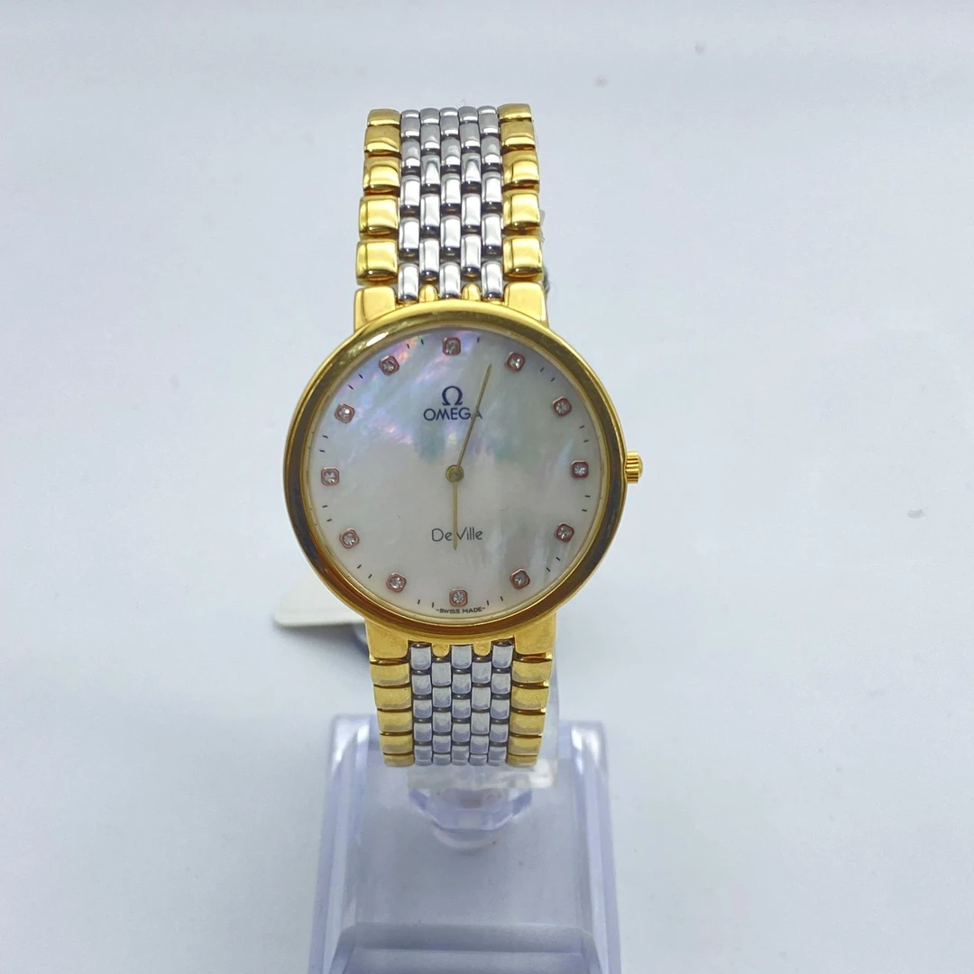 95新 Omega/欧米茄 碟飞系列/32MM/石英/后镶钻