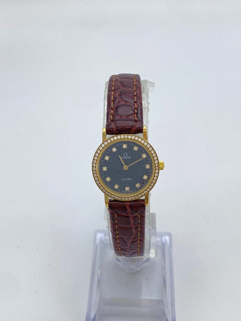 95新 Omega/欧米茄 碟飞系列/24MM/石英/后镶钻