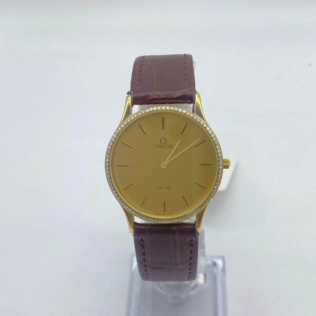 95新 Omega/欧米茄 碟飞系列/32MM/石英/后镶钻