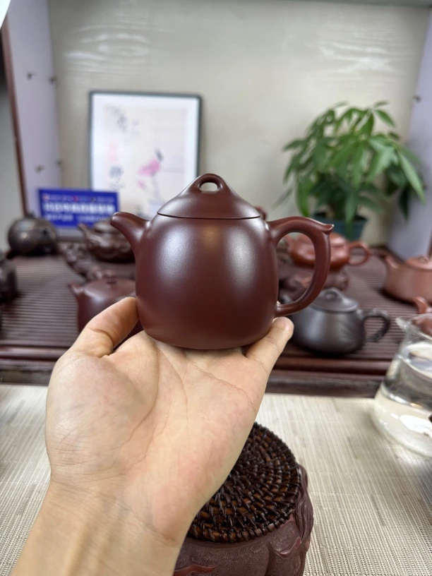 秦权 龙血砂 全手工 240cc 原矿紫砂手工壶