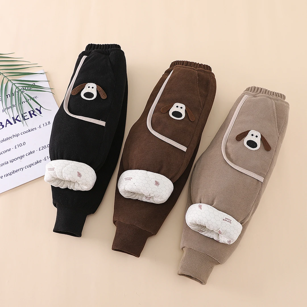 【石墨烯抗寒棉裤】三层加厚男童一条过冬裤子儿童女宝宝百搭长裤潮