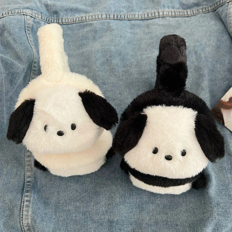 可爱帕恰狗耳罩可调节护耳朵耳包情侣款冬季外出骑行保暖耳套C1