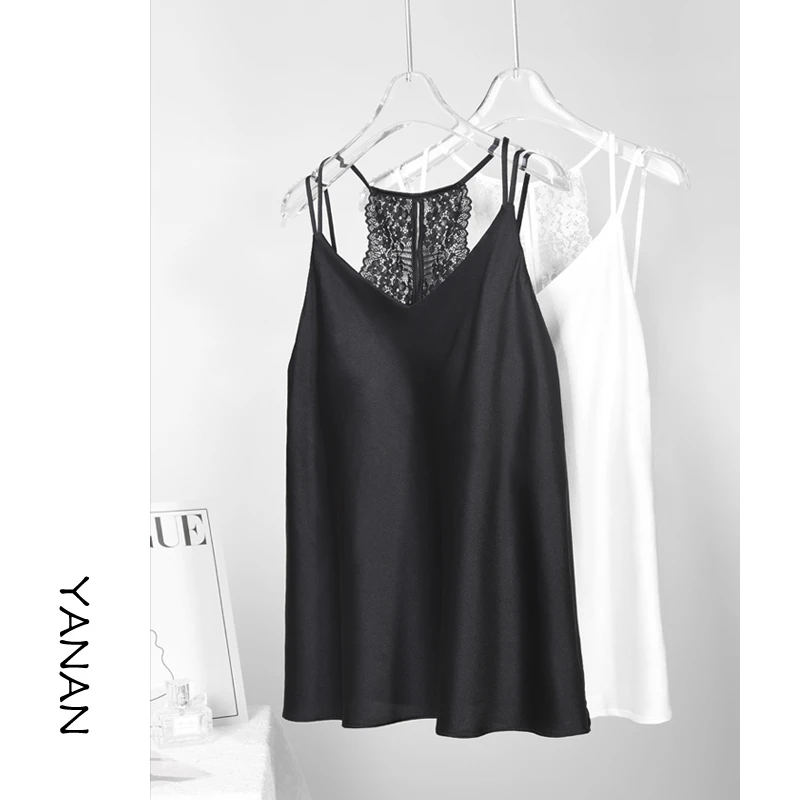 【亚楠本楠】三合一◆法式优雅高级感外穿纯欲蕾丝美背4618