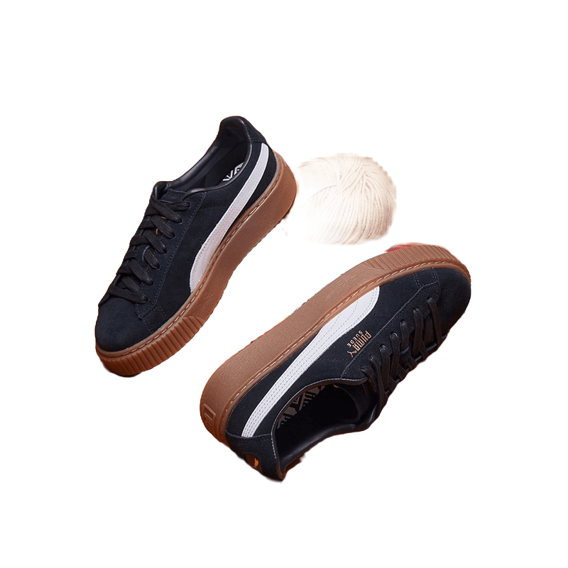 【厚底鞋】PUMA彪马 女子经典休闲板鞋SUEDE PLATFORM 363559