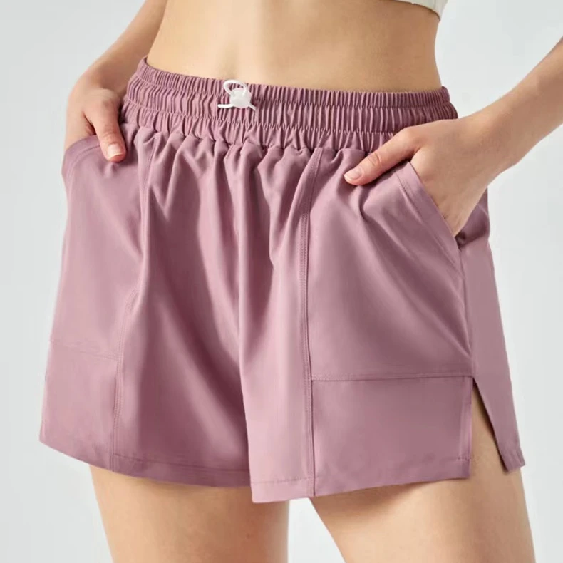 24GWDS24258   防走光高腰提臀瑜伽跑步短裤