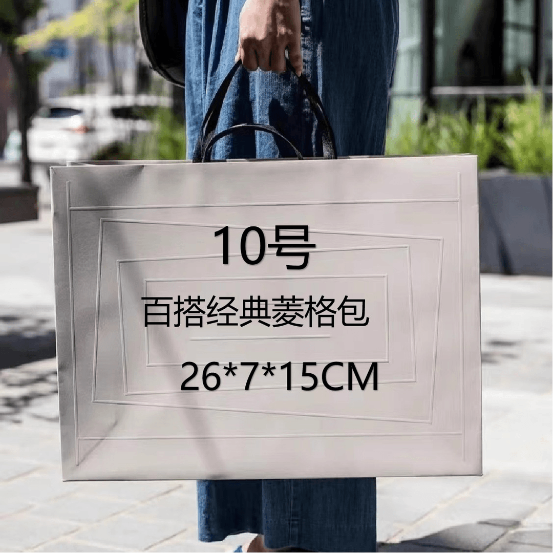 10 号（H）百搭经典菱格包102#