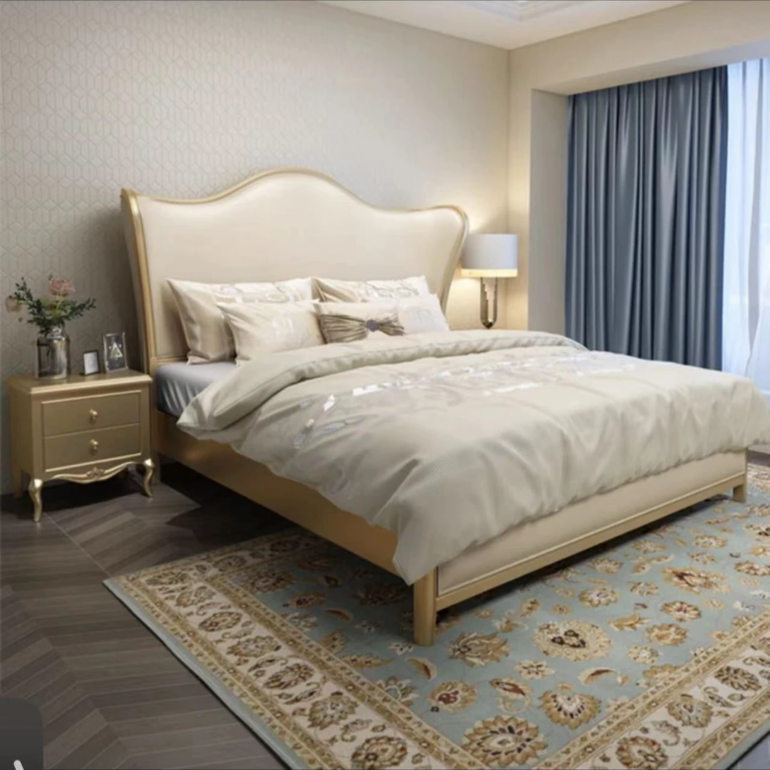 厘里【2米】美式轻奢实木床奢华别墅公主床主卧欧式双人床雕花