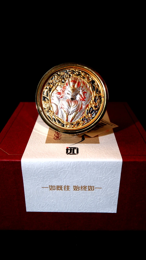 【五台山文创】九尾狐车载香薰礼盒 桃花 人际