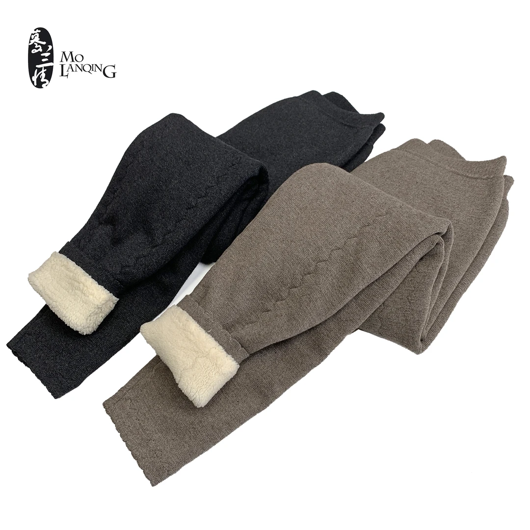 【女款-加绒加厚】秋冬纯色打底裤冬季保暖裤0873